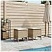 Poggiapiedi da Giardino 2 Pezzo Beige e Crema 38 x 38 x 45 cm - Foto miniatura 3