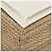 Poggiapiedi da Giardino 2 Pezzo Beige e Crema 38 x 38 x 45 cm - Foto miniatura 8