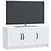Mobile TV Bianco 99 x 34,5 x 47 cm Legno ingegnerizzato - Foto miniatura 3
