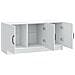 Mobile TV Bianco 99 x 34,5 x 47 cm Legno ingegnerizzato - Foto miniatura 5