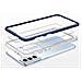 Custodia Trasparente 3in1 Per Samsung Galaxy S22+ (s22 Plus) Con Cornice, Cover In Gel, Blu - Foto miniatura 5