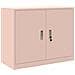 Armadio 2 pz Rosa 90 x 40 x 160 cm Acciaio Bloccabile - Foto miniatura 5