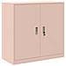 Armadio 2 pz Rosa 90 x 40 x 160 cm Acciaio Bloccabile - Foto miniatura 6