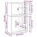 Armadio 2 pz Rosa 90 x 40 x 160 cm Acciaio Bloccabile - Foto miniatura 10