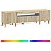 Mobile TV LED Rovere Sonoma Legno ingegnerizzato - Foto miniatura 3