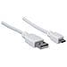 ICOC MUSB-A-006W - Cavo USB 2.0 A / Micro B 0,6 m Bianco - Foto miniatura 2