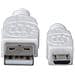 ICOC MUSB-A-006W - Cavo USB 2.0 A / Micro B 0,6 m Bianco - Foto miniatura 3