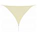 Parasole a Vela Oxford Triangolare 5x5x5 m Crema - Foto miniatura 1