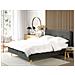 Letto Matrimoniale Moderno In Tessuto Grigio 140x200cm Rennes - Foto miniatura 31