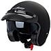 Casco Moto Jet Cafe Racer Omologato Ece 22-05 Parasole Scooter Nero Opaco S - Foto miniatura 3