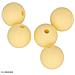 Perlina Di Silicone Tonda X 5 - 10 Mm - Giallo - Foto miniatura 2