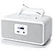 M-32 Dbw Radio Portatile Dab + Fm Cd Usb Bianco - Foto miniatura 1