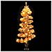 Albero di Natale a Spirale con Vaso e LED Bianco 120 cm PVC - Foto miniatura 3