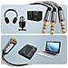 Adattatore Splitter Audio Da Jack 3,5 Mm Femmina A 3x 3,5 Mm Maschio - Foto miniatura 2