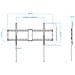 Lp4390f-b Supporto Tv A Parete 2,29 M (90"") Nero - Foto miniatura 7