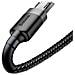 Cavo Micro Usb Baseus Cafule 2.4a 1m (grigio /nero) - Foto miniatura 3