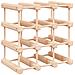 Portabottiglie Vino 12 Bottiglie 36x23x36cm Legno Massello Pino - Foto miniatura 2