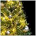 Albero Natale Artificiale 150 Led Palline E Neve Fioccata 150cm - Foto miniatura 3