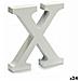 Lettera X Legno Bianco (2 X 16 X 14,5 Cm) (24 Unità) - Foto miniatura 1