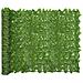 Schermo Privacy Da Balcone Con Foglie Verde 300x150 Cm - Foto miniatura 2