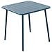 Tavolo Quadrato Da Giardino In Acciaio Blu, 4 Posti Bergam - Foto miniatura 1