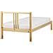 Letto Legno Di Pino Vannes 90 X 200 Cm Marrone Chiaro - Foto miniatura 6