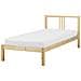 Letto Legno Di Pino Vannes 90 X 200 Cm Marrone Chiaro - Foto miniatura 8