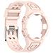 Cinturino Integrato Per Samsung Galaxy Watch6/5/4/fe Pink 40mm - Foto miniatura 4