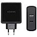 Asch-2pd45a-bk Caricabatterie Per Dispositivi Mobili Gps, Comandi Di Gaming, Mp3, Mp4, Telefono Cellulare, Comput - Foto miniatura 1