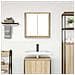 Pensile da Bagno con Specchio Rovere Sonoma 60x21x60 cm - Foto miniatura 3