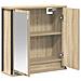 Pensile da Bagno con Specchio Rovere Sonoma 60x21x60 cm - Foto miniatura 5