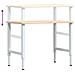 Banco da Lavoro 100x60x (71,5-98) cm Legno Rovere Rettangolare - Foto miniatura 9