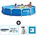Piscina Fuori Terra - In Giro - 366x366x76 Cm - Blu - Include Accessori Coordinati Cb2 - Foto miniatura 1