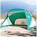 Tenda da Spiaggia Verde 274x178x170/148 cm in Poliestere 185T - Foto miniatura 1