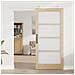 Porta Scorrevole  con Set di Componenti 'ORKDAL'Legno Massello e Vetro, Porta Interna  con Vetro 'ORKDAL'93x202x4 cm Legno Massello di Pino - Foto miniatura 3
