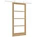 Porta Scorrevole  con Set di Componenti 'ORKDAL'Legno Massello e Vetro, Porta Interna  con Vetro 'ORKDAL'93x202x4 cm Legno Massello di Pino - Foto miniatura 6