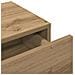 Scaffale a Parete con Cassetti Rovere 80x33x17 cm in Truciolato - Foto miniatura 8