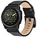 Cinturino In Vera Pelle Stile Retrò Compatibile Con Garmin Fenix 8/fenix 7x /fenix 3 Black 20 Mm - Foto miniatura 2
