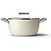 Pentola Color Crema Opaca Da 24 Cm + Coperchio - Csf2412crm - Foto miniatura 1