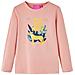 Maglietta per Bambini a Maniche Lunghe Rosa Chiaro 128 - Foto miniatura 1