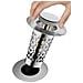 K10 Tappo Di Scarico Pop-up Per Lavabo Bagno Standard Usa Con Cestello, Argento, Confezione Da 2 - Foto miniatura 3