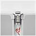 K10 Tappo Di Scarico Pop-up Per Lavabo Bagno Standard Usa Con Cestello, Argento, Confezione Da 2 - Foto miniatura 6