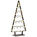 Albero di Natale in metallo con supporto Nero 90 cm Acciaio - Foto miniatura 3