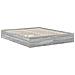 Letto con Contenitore con testiera Grigio Sonoma 160 x 200 cm - Foto miniatura 6