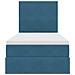 Letto con contenitore e materasso Blu Scuro 100 x 200 cm - Foto miniatura 7