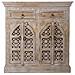 Mueble De Entrada In Legno Finitura Artigianale 90x45x90h Cm - Foto miniatura 2