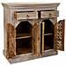 Mueble De Entrada In Legno Finitura Artigianale 90x45x90h Cm - Foto miniatura 3
