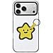 Cover per iPhone 17 Pro - PC+Pelle /PU, Bianco, Con Anillo - Foto miniatura 4