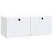 Mobile Porta TV da Muro 78,5 x 31 x 30 cm Bianco - Foto miniatura 1