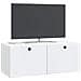Mobile Porta TV da Muro 78,5 x 31 x 30 cm Bianco - Foto miniatura 3